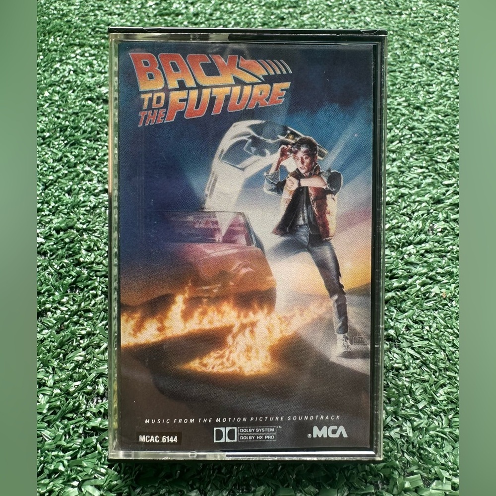 Vintage 1985 Back To The Future Soundtrack MCA Records Cassette Tape-Works